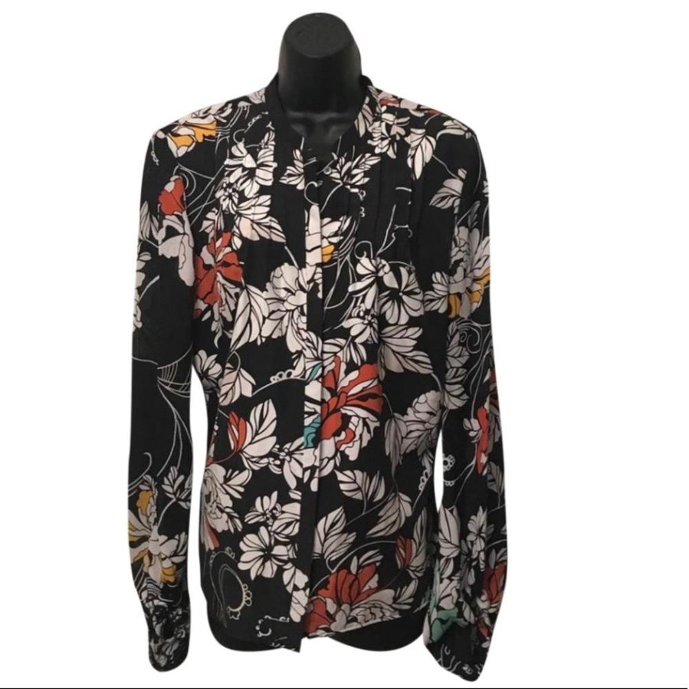 ❤️❤️RACHEL ROY: 100% Silk Button Down Blouse